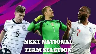 NEXT NATIONAL SELECTION PES 2021 MOBILE