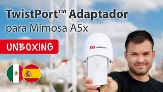 RF elements TwistPort Adaptor para Mimosa A5x, TPA A5X, Unboxing ESP