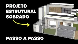 O passo a passo do PROJETO ESTRUTURAL desse SOBRADO👷🏻‍♂️- Trabalhe comigo #18