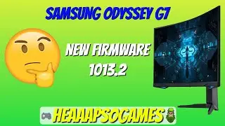 Samsung Odyssey G7 1013.2 Firmware Update