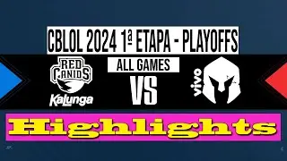 Red Canids vs Vivo Keyd | Highlights All Games CBLOL 2024 (MD5)