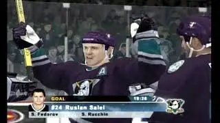 NHL 06 Season mode - Atlanta Thrashers vs Mighty Ducks of Anaheim