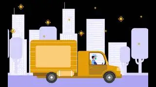 van courier animation