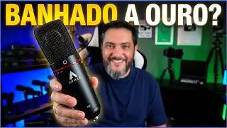 🎙️Cápsula banhada a OURO!? Ouça o poder do Microfone Condensador Armer A87 na prática!