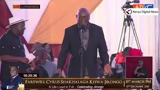Raila Odinga and Cryrus Jirongo are the Presidents we never had, Uhuru Ally David Murathe says