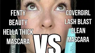 Covergirl Lash Blast Clean Mascara VS Fenty Beauty Hella Thicc Mascara - mascara comparison video