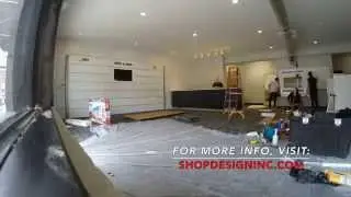 Retail Store Fixtures Time-lapse using Modular Wall Systems