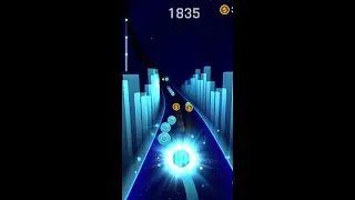 dancing road color ball run levels 1 - 10 | trending game