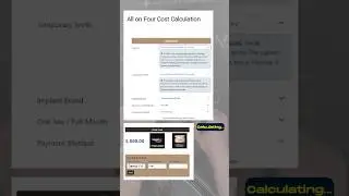 Dental Implant Costs in Turkey | Calculator Tool #shortsvideo #shortvideo