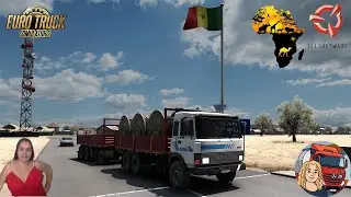 Euro Truck Simulator 2 (1.57 Open Beta) Iveco 145 17 R Delivery Mauritania to Senegal + DLC's & Mods