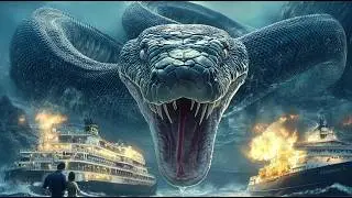 【2025 Newest Movie】100-meter python attacks the cruise,thousands of people begin a desperate escape!