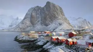 Hamnoy village on Lofoten Islands, Norway