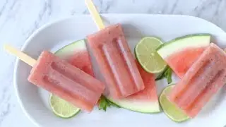 How to Make Watermelon Mint Vodka Popsicles