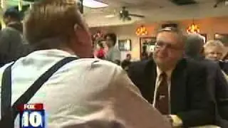 Sheriff Joe sits down to lunch with Fox 10's John Hook
