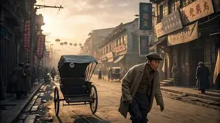 Rickshaw Life in 1920s Beijing: Urban Grit and Political Awakening!