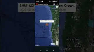 2.9 Earthquake Strikes WNW of Barview, Oregon