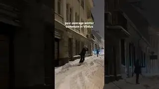 Vilnius during winter hits different. #vilnius #winter #reels #oldtown