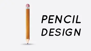 How to create pencil design |  Vector design | graphic design