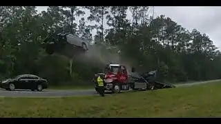 Car Jumps Tow Truck: Lowndes County GA Sheriff 05/24/2023