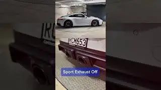 Can you tell the difference on this 911 GTS exhaust? #porsche #911gts #porsche911 #exhaustsound