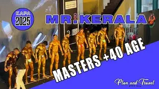 MASTERS ABOVE 40 AGE BODY BUILDING COMPETITION - MR KERALA 2025 | KAPA  BODY BUILDING COMPETTION