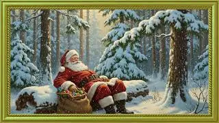 Christmas Winter Gallery for Living Rooms | Framed 4K Wall Art (2 Hours)