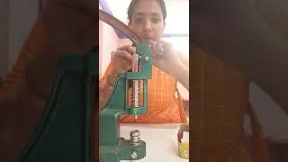 pressing button machine fixing and making fabric buttons