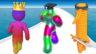 GIANT RUSH vs BLOB RUNNER 3D vs LONG NECK RUN - Triple Game