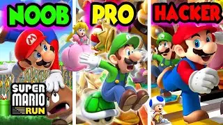 НУБ против ПРО против ХАКЕРА в Super Mario Run!! Prezley