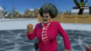 Funny horror school granny ice scream grandpa baldi scary teacher (1968) 