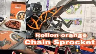 ROLLON ORANGE CHAIN SPROCKET | KTM RC200 DUKE 200