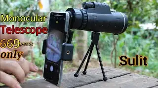 Monocular Telescope For Mobile 40x60 Zoom Sa Halagang (669pesos) Sulit talaga from Lazada!