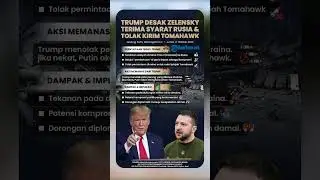 Tegang! Trump Ceramahi Zelensky, Desak Terima Syarat Rusia Akhiri Perang hingga Ogah Kirim Tomahawk