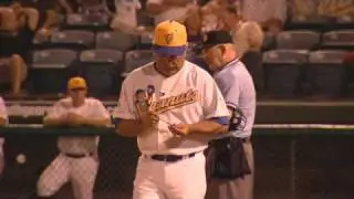Wally Backman Explains the Double Switch to the Umpire (059) | Playing for Peanuts Indy Pro Baseball