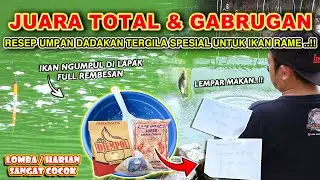 RESEP TERGILA UMPAN DADAKAN !! JUARA TOTAL TERBANYAK & GABRUKAN ❗❗ LEMPAR MAKAN HITUNGAN DETIK ❗❗