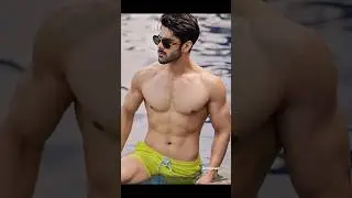 Arms nd Abs 🔥💪🔥 actor Simba Nagpal super hot shirtless look New short | #gym #fitness #shorts