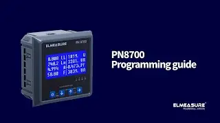 How to program PN8700 | Power quality monitor | Elmeasure