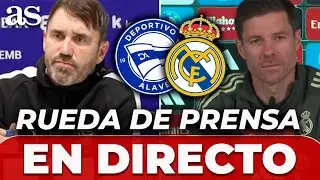 XABI ALONSO y COUDET, EN DIRECTO | RUEDA DE PRENSA post DEPORTIVO ALAVÉS vs. REAL MADRID