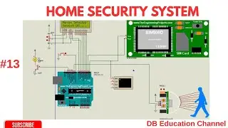 HOME SECURITY SYSTEM USING ARDUINO | CODE&CIRCUIT | BY USING GSM