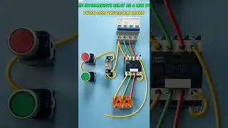 PHASE LOSE PROTECTION CIRCUIT ELECTRICAL CIRCUIT WIRING#viralvideo #highlights #trending #new