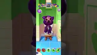 Tom peeing  - Part 215 #mytalkingtom2  #gamesworld #gamesworldofficial