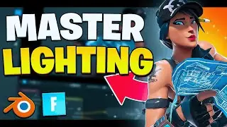 How to master lighting in blender | Fortnite thumbnail tutorial