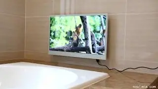 22 inch Bathroom TV - Soulaca Velasting Series White