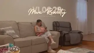 MOM REALITY: FIRST TIME ALONE WITH THE BABY | HUSBAND WENT TO WORK | Evan&StefaniaVlogs