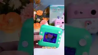 Capture Magic Instantly: Unicorn & Dino Print Camera for Kids!#gift #camera #instagram #video #kids