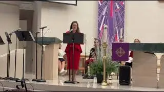Holy Cross Catholic Church Soprano and Alto Duet  Laudamus Te  - Vivaldi's Gloria