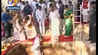 CM KCR & Govr Narasimhan To Inaugurate New Houses For Raj Bhavan Employees