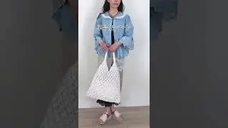 🌸ブルーフラワーとレースを重ねて仕立てた、特別なセットアップ