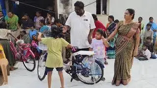 bycycle distribution to children#helping#love#jesus#grace#poor