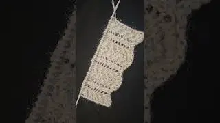 zigzag knitting  border for ladies cardigans and baby frocks